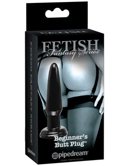 Fetish Fantasi Series Limited Edition Beginner's Butt Plug-Black Analni dodatak male veličine