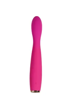 Vibrator za G tačku sa klitorisnom stimulacijom Let It G, G-Havker, silikon, ružičasta, 19,5 cm