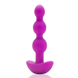 Analne premium perle sa 2 motora B-Vibe triplet Anal Beads Fuchsia