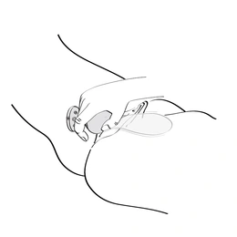 Sania Flexibilni ergonomski vibracioni stimulator, roze