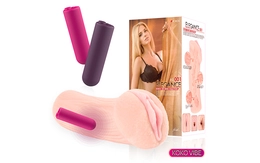 Masturbator vagina sa vibracijama ELEGANCE 001V