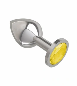 Analni rukav Silver sa žutom staklom prosečna