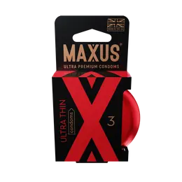 Makus Ultra Thin №3 kondomi sa gvozdenim kućištem, ultra tanki X-Edition, 3 kom