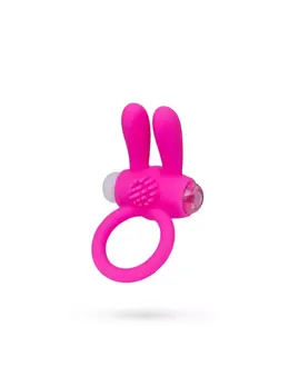Эrekcionnoe prsten na penis TOYFA A-Igračke Rabbi, silikonski, roze, Ø 2,5 cm