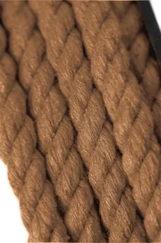 Pecado BDSM Shibari konopac, na kalemu, Juta, bež, 10m