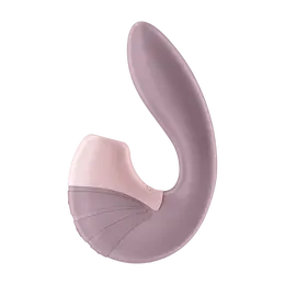 Vibrator sa vakuumskim stimulatorom Satisfier Supernova, roze