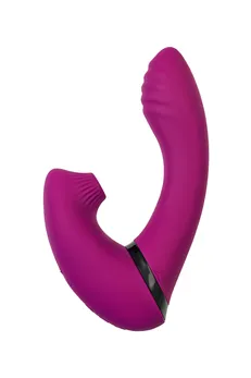 Vibrator rotacioni C vakuum stimulacija Joss Spinser, silikon, ljubičasta, 23 cm
