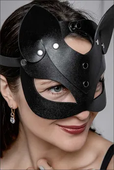 Klasična maska za mačke sa uvećanim ušima