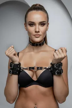 Lisice - sa dve trake i prstenima