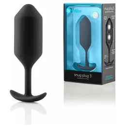 Profesionalni čep za nošenje B-Vibe Snug plug 3 crna