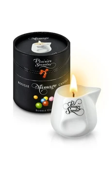 Massage Candle bubble gum 80ml sveća sa masažnim uljem 80ml