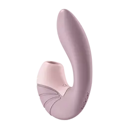 Vibrator sa vakuumskim stimulatorom Satisfier Supernova, roze