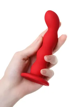 Analni dildo Todo bi Toifa favorite, silikon, crvena, 13 cm, Ø 2,8 cm