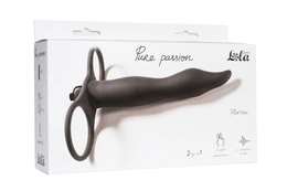 Pure Passion Flirtini Crna dvostruka penetraciona vibraciona podloga