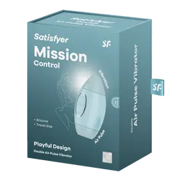 Satisfier Mission Control vakuumski stimulator klitorisa, cijan