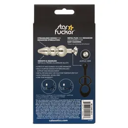 Analna riblja kost sa erekcionim prstenom STARFUCKER beaded plug