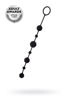 Analni lanac Toyfa A-igračke Coron, silikonski, crna, 35,9 cm