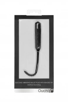 Vibrating Bullet plug vith Beaded Tip stimulator uretre