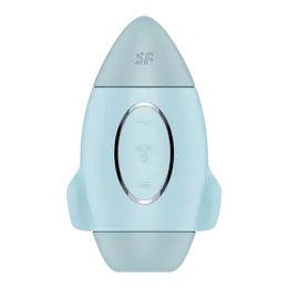 Satisfier Mission Control vakuumski stimulator klitorisa, cijan
