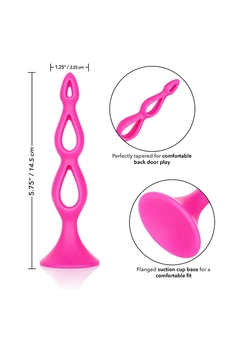 Analna riblja kost Silicone Triple probe