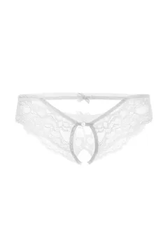Erotske Gaćice Erolanta Lingerie Collection, čipkaste, bele (42-44) 741022 (42-44)