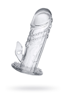 Mlaznica na penis TOYFA, TPE, transparentan, 13 cm (818016-1)