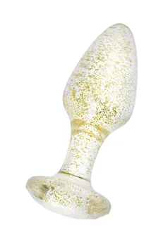 Toifa analna čaura, akril, zlatna, 8 cm, Ø 2,8 cm