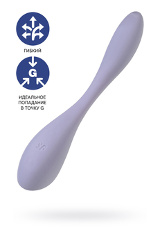 Satisfier G-Spot Flek 5 višenamenski vibrator za parove, ljubičasta