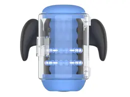 Inovativni robot masturbator Amovibe Black Knight sa masažom perli