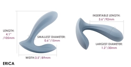 Erica interaktivni vibracioni masažer, plava