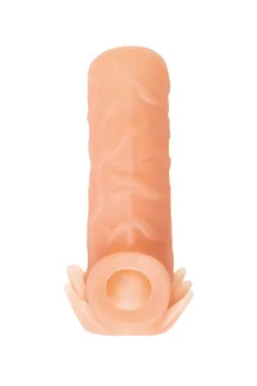 Kokos mlaznica je realna sa dodatnom stimulacijom, TPE, telesna, 10 cm