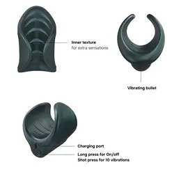 Masturbator sa vibracijom Manvan starter-Pine Grei