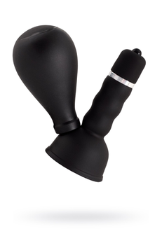 Black Red bi TOIFA vibracioni masažer za bradavice sa kruškom, ABS plastika, Crna, 8,2 cm (905002-5)