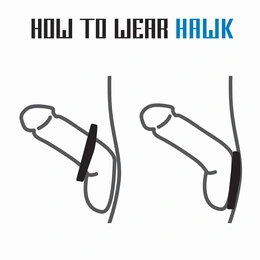 Prsten erekcije sa vatrenim dizajnom Velv'or Rooster Havk