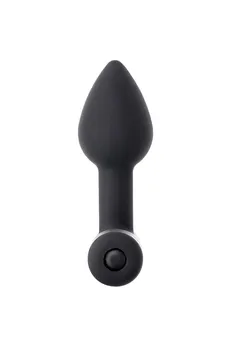 Analna glavčina Erotist Shaft, silikon, Crna, 6,9 cm