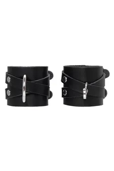 Pecado BDSM lisice, sa dve ukrštene trake, originalna spojnica, koža