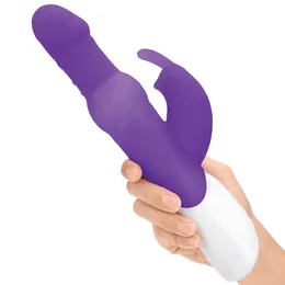 Živahni vibrator sa rotirajućim perlicama Pleasure Pearls Rabbit Purple