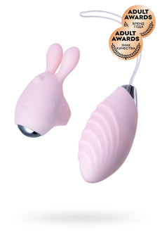 Vibrojajco i vibronasadka na prst JOS VITA, silikon, prah, 8,5 i 8 cm