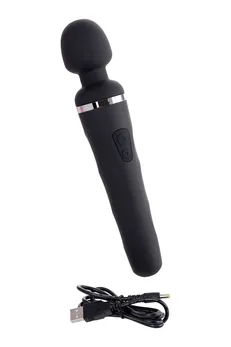 Lovense Domi 2 vibracioni masažer, silikon, Crna, 23,3 cm