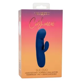 Cashmere Silk duo ultra mekani vibrator zeca napravljen od tečnog silikona