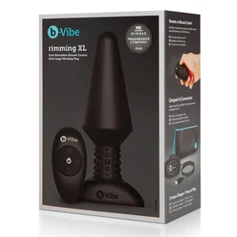 Rimming plug XL velika vibrirajuća premium pluta