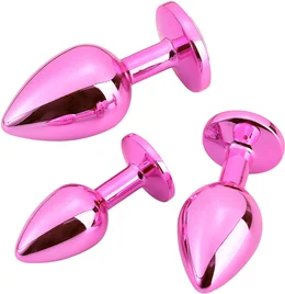 Veliki ružičasti aluminijumski Analni čep