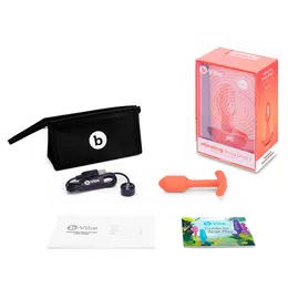 Profesionalni čep za nošenje sa vibracijama narandžasti B-Vibe Vibrating Snug plug 1