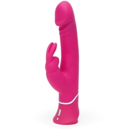 Happi Rabbit Realistic Vibrator sa klitorisnim stimulatorom Pink