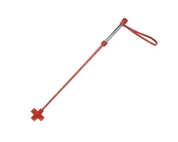 Stack pletena crvena sa metalnom ručkom