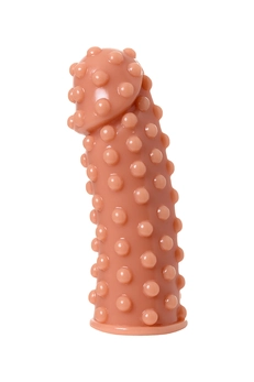 Kokos mlaznica je realna sa dodatnom stimulacijom, TPE, telesna, 12.7 cm