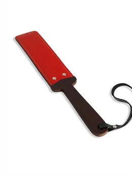 Paddle crvena tvrda od prave kože, drveta i HDF premaza venge boje