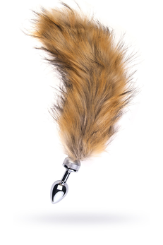 Analna čaura Metal bi TOIFA, metal, srebro, sa velikim crvenim repom, 37 cm, Ø 2,9 cm, 195 g