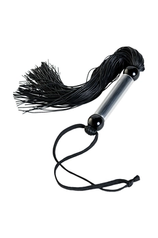 Flogger Toifa Theatre sa gumenim repovima, Crna, 26 cm
