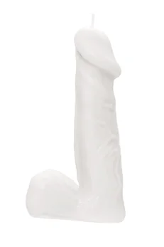 Sveća Pecado BDSM Penis, bela, 98 gr.
